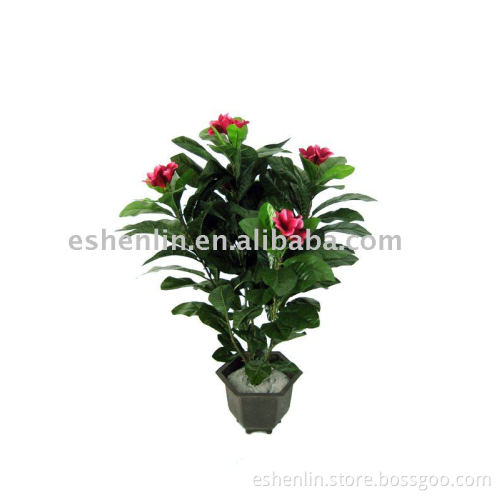 artificial plumeria potted plant